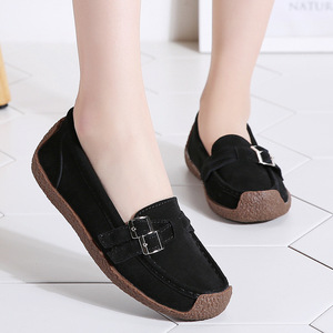 Non-slip <strong>Ladies</strong> Flat <strong>Shoes</strong> Slip-on Women Loafers Comfortable Genuine Leather <strong>Winter</strong> Casual Walking <strong>Shoes</strong> for Female - Product Image 3
