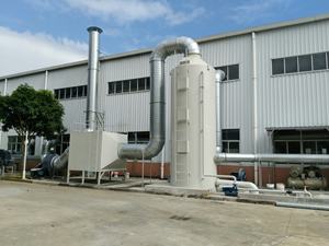 بخاخ تنقية الغاز الحيوي من البولي بروبلين frp ، سعر برج الغسيل الرطب لماكينة التخلص من غاز المرسب والدخان - Product Image 6