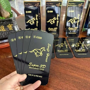 Esd Og Tech Voorkomt Stofadsorptiegehard Glas Screenprotector Anti-Statische 9H Hardheid Voor Iphone 14 15 16 Pro - Product Image 1