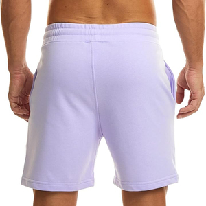 Shorts d'été amples et légers pour hommes, décontractés, avec cordon de serrage, couleur unie, style simple, pour la plage, vente en gros, respirants - Product Image 6