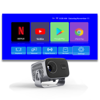 Vente flash - Projecteur LED A10PLUS - 4000 lumens - 250 ANSI - Prise en charge 4K - Portable - 2 Go - 16 Go - Android 13.0 - BT 5.0 - Affichage HD