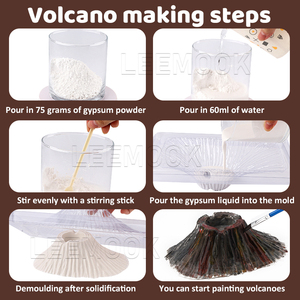 Zhorya enfants jouets scientifiques bricolage éruptions <span class=keywords><strong>volcans</strong></span> STEM Science Kit école physique jouets éducatifs pour les enfants - Product Image 3