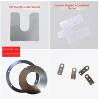 Entretoises de réglage en acier inoxydable 304 en forme de U, rondelles plates ultra-minces, entretoises d'alignement de moteur usinées sur mesure, fabriquées en Chine continentale