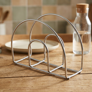 Modern Metal Free Standing Portable Tissue Holder Arched Design Kitchen Use Commercial Decorative Customized - Product Image 3