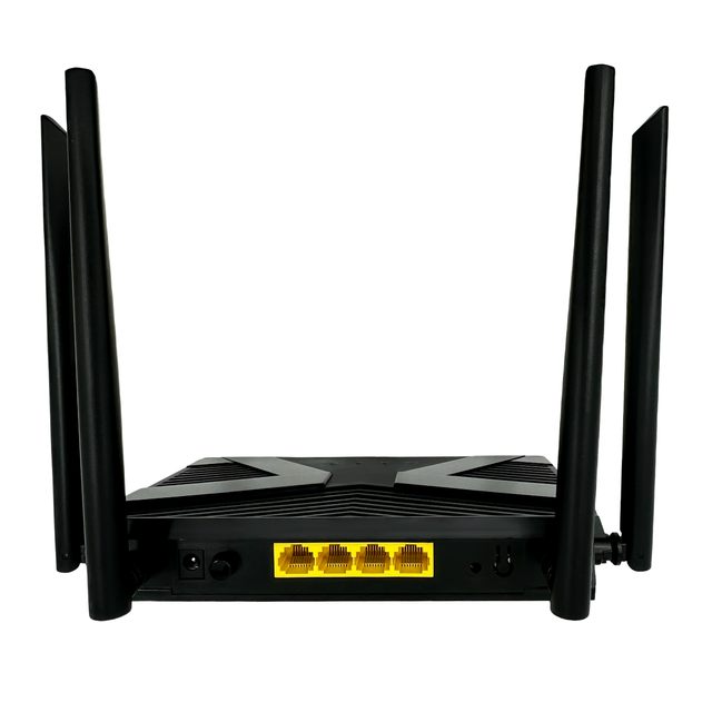 AX1800 WiFi 6 Router with Pre-Installed OpenWRT Customizable VPN QoS 4 Gigabit Ports