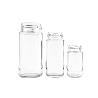 Vente en gros de pots à café en verre personnalisés de 100 g et 400 ml, pots à café en verre sous vide avec couvercle pour le stockage de grains de café et de poudre de café