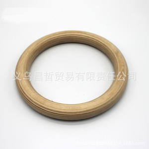Anneaux de gymnastique en bois Yiwu 28 mm réglables pour adultes et enfants, équipement de fitness à domicile, unisexe - Product Image 1