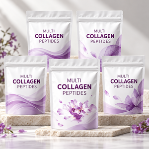 Multi <b>Collagen</b> <b>Peptides</b> <b>Powder</b> Health Supplement Beauty Support Support Custom Formula OEM ODM Factory - Product Image 5