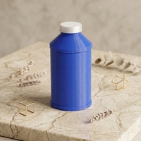 Botol Wadah Penyimpanan Kartun 3D TREE Cetak 3D Presisi Tinggi Ramah Lingkungan dengan Tutup Sekrup Plastik PLA Kustom 3.5g