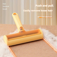Brosse à poils d'animaux personnalisable avec logo, auto-nettoyante et réutilisable, pour chiens et chats, rouleau à poils