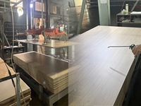Panneau OSB mélaminé ZSH moderne E0, texture bois, résistant à l'humidité, 4x9 pieds, pour hôtels et meubles