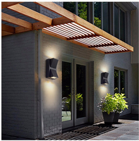 Applique murale LED extérieure étanche IP65 en aluminium AC110V 220V pour balcon, jardin, porche, luminaire décoratif pour la maison