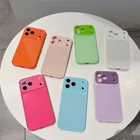 Coque en verre trempé brillant pour iPhone 17 16 15 14 Pro Max avec protection de l'objectif scintillante et antichoc