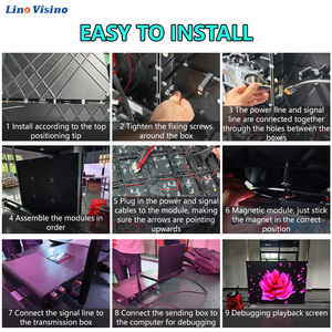 Pantalla LED de Vídeo a Todo Color P1.86 P2 P2.5 para Interiores, Panel de Pantalla LED de Paso de Píxeles Pequeño para Publicidad - Product Image 5