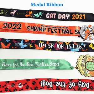 Medallas Deportivas Personalizadas de Aleación de Zinc Fundido con Cinta, Diseños de Animales (Mariposa, Perro) y Formas Variadas, Electrochapadas para Maratones y Torneos - Product Image 4
