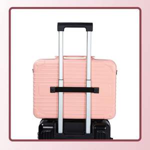 Qihui 16-Inch Travel <b>Makeup</b> Case Large Capacity Portable Cosmetic <b>Bag</b> With Soft Handle For Women And <b>Professional</b> <b>Makeup</b> Artists - Product Image 4