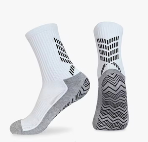 OEM Factory Logo Knitting Anti Slip Footballer <b>Sock</b> Custom Sporty Athletic <b>Grip</b> <b>Socks</b> Football High Quality Wholesale - Product Image 5