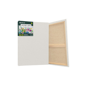 Tele artistiche <span class=keywords><strong>per</strong></span> pittura, cotone a prova di perdite di qualità artistica e <span class=keywords><strong>tela</strong></span> allungata in bianco di lino <span class=keywords><strong>per</strong></span> pittura a olio e acrilico - Product Image 1