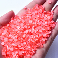 BOBOHOO strass gros verre lueur dans les lumières UV étincelle néon cristal vêtements perles Flatback strass pour robe de danse