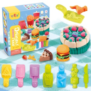 Kit de <span class=keywords><strong>Pâte</strong></span> <span class=keywords><strong>à</strong></span> <span class=keywords><strong>Modeler</strong></span> Colorée <span class=keywords><strong>en</strong></span> Plastique 12 Couleurs, Jouet Éducatif Parent-Enfant, Création de Scènes de Jeu Maison et Moules de Petits Dinosaures – Vente Flash - Product Image 1