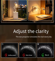 Yinzam A062 Proyector de Luz Nocturna LED 4K para Bebés, Proyector de Galaxia con Temas de Océano/Luna/Estrellas, Luz Nocturna para el Hogar/Auto/Navidad