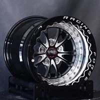 Jantes Beadlock personnalisées pour la course 17x4.5 15x8 15x10 15x12 5x120, jantes forgées en aluminium véritable avec déport de 3.5 4.5 pour Commodore Camaro SS
