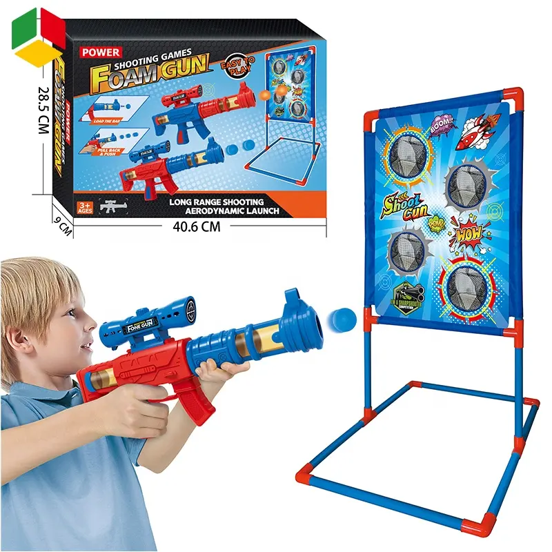 Qs Gun Speelgoed Kinderen Buitensporten Spelen Zachte Kogel 2 In 1 Gooien Zand Gooi Plastic Luchtmacht Schietgeweer