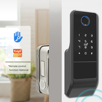 Serrure de jante électrique intelligente à empreinte digitale TTlock, étanche, avec clavier, compatible Tuya WiFi BLE, pour portes en bois, aluminium, acier, Cloud 100