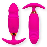 Fernbedienung Frequenz umwandlung Einziehbarer tragbarer Vibrator körper Silent Starker Schock für Frauen