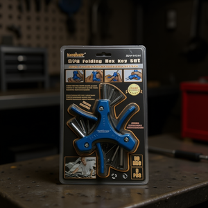 Mnj Folding Hex Key Set 12Pcs With 8mm Size For Mechanical Repair - Product Image 2