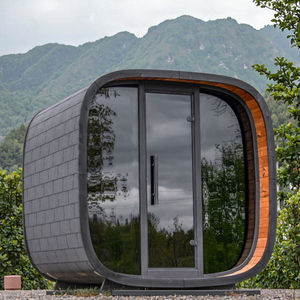 ห้องซาวน่ากลางแจ้งทรงสี่เหลี่ยม วัสดุไม้สนแท้ ใช้ไฟฟ้า สำหรับ 4 คน ระบบไอน้ำ เป็นมิตรกับสิ่งแวดล้อม พร้อมฮีตเตอร์ 6KW และกระจกนิรภัยหนา 8 มม. - Product Image 2