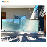 Système de fixation en verre personnalisé en acier inoxydable et aluminium de haute qualité HJ pour garde-corps intérieur et extérieur