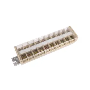 Vente chaude JH9-10010 Bornier Électrique En Plastique Fil Borniers Connexion 10P 20P 30P