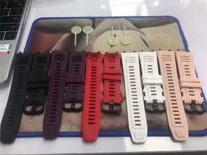 Bracelet de montre SmartWatch Silicone Runnber Vert Noir Bracelet de montre intelligent pour <span class=keywords><strong>Huami</strong></span> <span class=keywords><strong>Amazfit</strong></span> T Rex 2 T-rex 2 Correa - Product Image 4