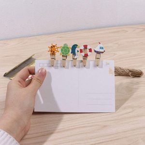 Mini pinces <span class=keywords><strong>à</strong></span> <span class=keywords><strong>linge</strong></span> décoratives en <span class=keywords><strong>bois</strong></span>, 5 ou 50 pièces, de Style nautique, petites pinces <span class=keywords><strong>à</strong></span> <span class=keywords><strong>linge</strong></span>, pour bricolage, décor de chambre <span class=keywords><strong>à</strong></span> coucher, fête d'anniversaire artisanale - Product Image 3