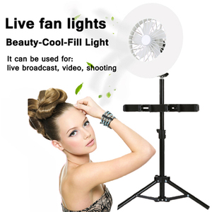 Ventilateur <span class=keywords><strong>de</strong></span> haute qualité D'anneau <span class=keywords><strong>de</strong></span> Photographie Lumière <span class=keywords><strong>Lampe</strong></span> Led Noire vivre remplir lumière lumière d'anneau avec ventilateur - Product Image 2