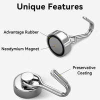 Kait Magnetik Neodymium Tahan Lama untuk Gantungan Alat, Model Ayun Gantung