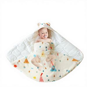 שמיכת החתלה לתינוקות קטיפה חלבית סרוגה לחורף אנטי סטטית אנטי חיידקים קל משקל עטיפת החתלה לתינוקות שינה בחוץ - Product Image 2