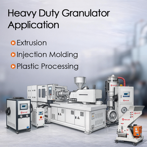 5 PS Hochleistungs-Zentralgranulator: Kompakter, automatischer Hochleistungsmühle für Kleinserien-Recycling - Product Image 3