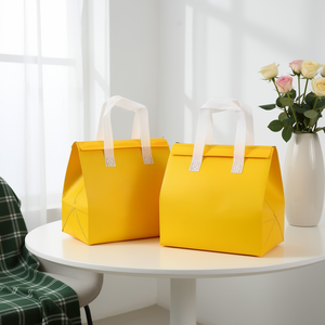 Mochila Térmica para Entrega de Alimentos, Bolsa Refrigerante Impermeable de Tela No Tejida, Bolsa de Reparto <span class=keywords><strong>Uber</strong></span> Eats, Logotipo Personalizado OEM - Product Image 1