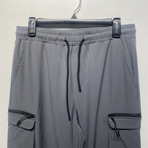 Pantalon de jogging Cargo multi-poches léger et décontracté pour hommes, taille moyenne, fermeture élastique, poches à <span class=keywords><strong>rabat</strong></span> arrière plates, service OEM disponible - Product Image 3