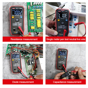 UNI-T UT123D Smart Digital Multimeter DC AC Current <b>Meter</b> Electric Tester NCV Resistance Capacitance Live Diode Test L65 - Product Image 5