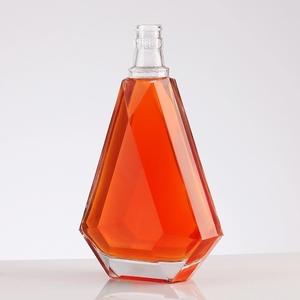 Chai Rượu Hình Tam Giác 500Ml, Chai Thủy Tinh Hình Đa Giác Bằng Thủy Tinh Cho Rượu Và Đồ Uống - Product Image 5