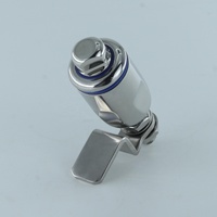 Loquet hygiénique EMKA avec insert SW13 pour armoires alimentaires et médicales
