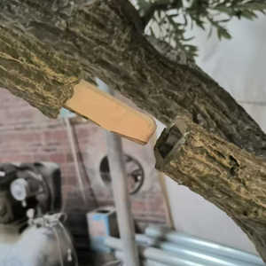 Arbre Bonsaï d'Olivier Artificiel de 3m de Haut Fait à la Main Décor d'Intérieur Faux Arbre de Noël UV Arrangement <span class=keywords><strong>Extérieur</strong></span> Saisonnier - Product Image 4