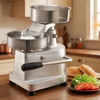Presse à hamburgers en alliage d'aluminium, machine à presser les hamburgers, équipement de formage de galettes de viande
