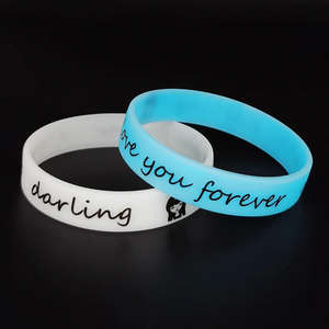 LGBT 스포츠용 맞춤형 친환경 실리콘 팔찌-커뮤니티 실크 스크린 인쇄용 공장 판매점 - Product Image 5