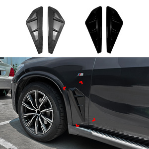 Bmw X5 G05 Fender Vent Sticker Carbon Fiber Texture Adhesive Body Decal 2019-2022 M Sport Style - Product Image 1