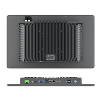 Panel PC Industrial de 43 Pulgadas con Pantalla Táctil Capacitiva Full HD, Sin Ventilador, Montaje VESA en Pared, para Automatización de Fábricas Inteligentes