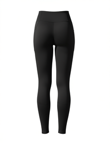 Leggings Deportivos de Punto, Cintura Alta, Sin Costuras, Spandex/Nylon, para Mujer, para Entrenamiento, Yoga, Running, Gimnasio - Product Image 1